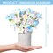 Easter Decorations, 2PCS Artificial Easter Blue Flower Egg Potted Table Decorations, for Home Farmhouse Fireplace Holiday Spring Party Decor.